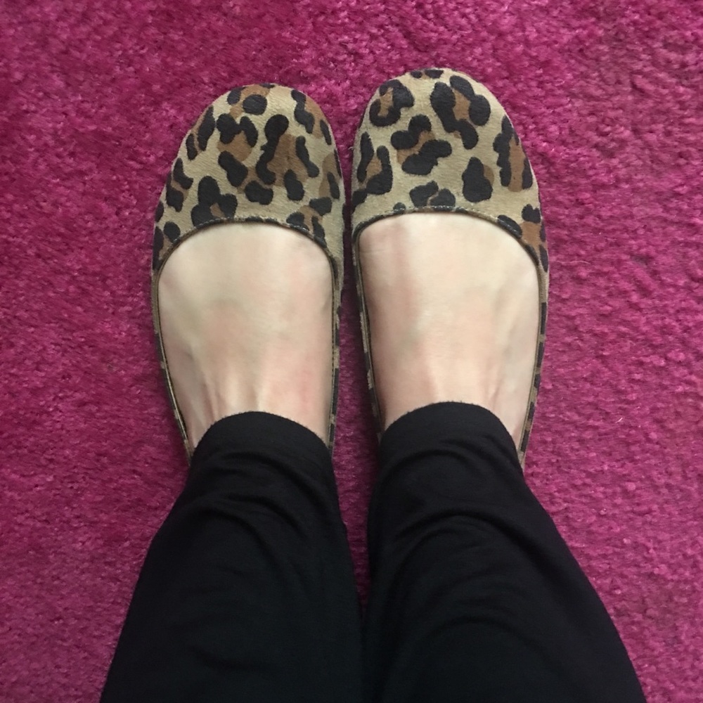 Leopard Print Flats